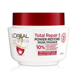 loreal hair mask red and white ماسک مو لورآل سفید در قرمز